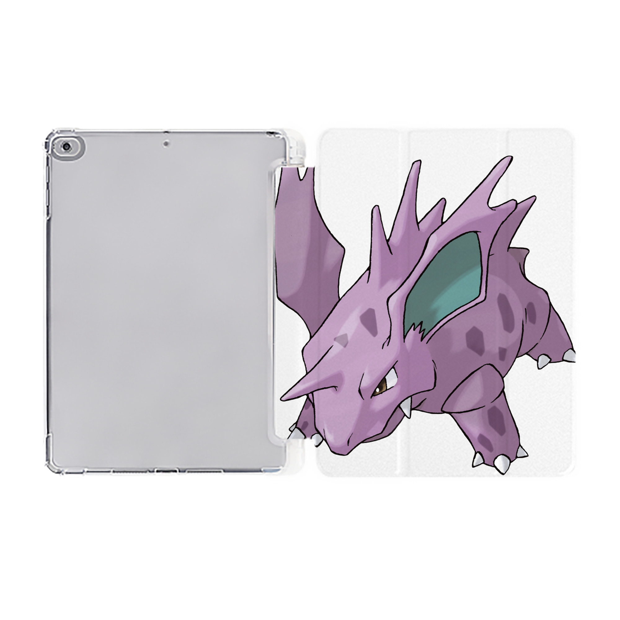 （画像用） ポケットモンスター Pokémon IPad ケース ペン収納付き 三つ折りスタンド PUレザー×シリコン 対応機種9.5/10.5/10.9インチ